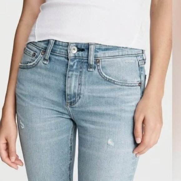 Rag & Bone Cate mid rise shorty skinny in Lou Size 28 - Picture 6 of 8
